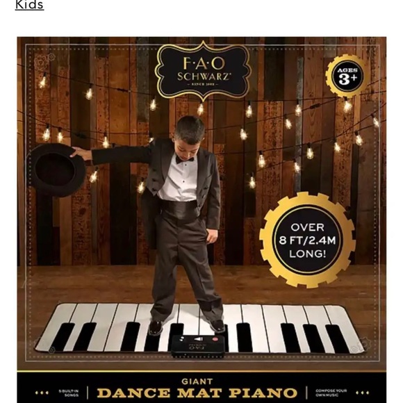 FAO Schwarz Toys Fao Schwarz Musical Step N Play Piano Dance Mat